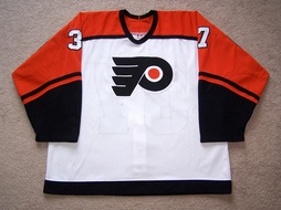 1993-94 Eric Lindros Philadelphia Flyers Game Worn Jersey - 2nd NHL Season
