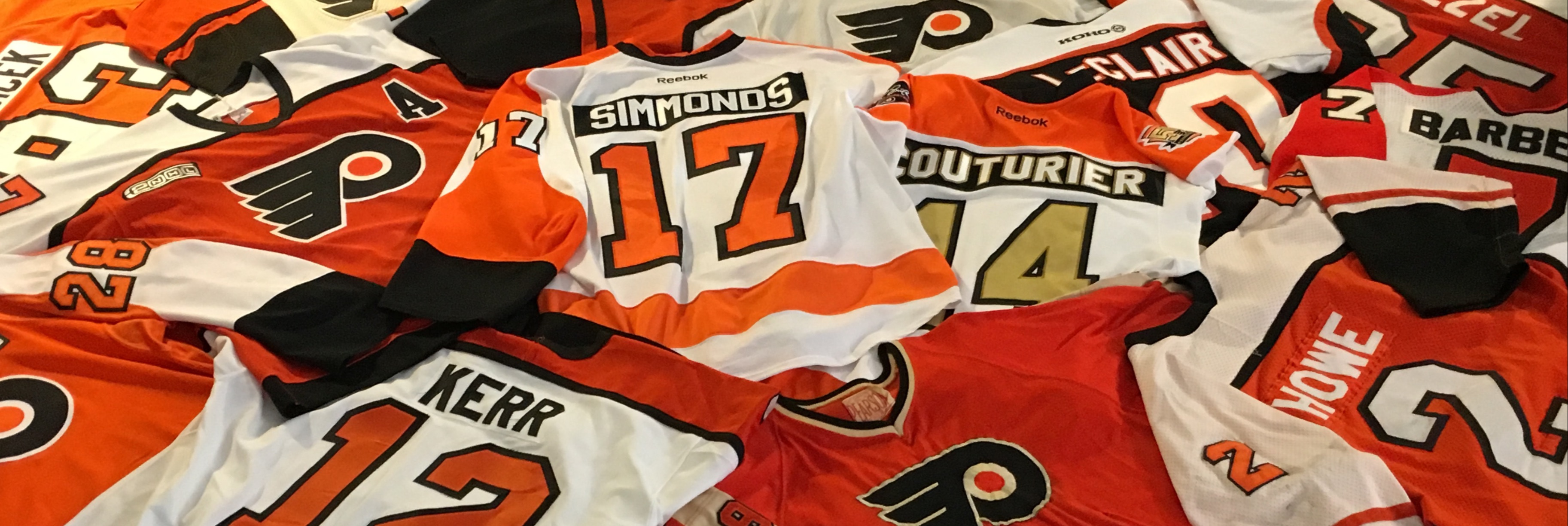 flyers game worn jersey