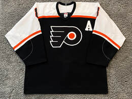 TIM KERR Philadelphia Flyers 1987 Away CCM Throwback NHL Hockey Jersey -  Custom Throwback Jerseys